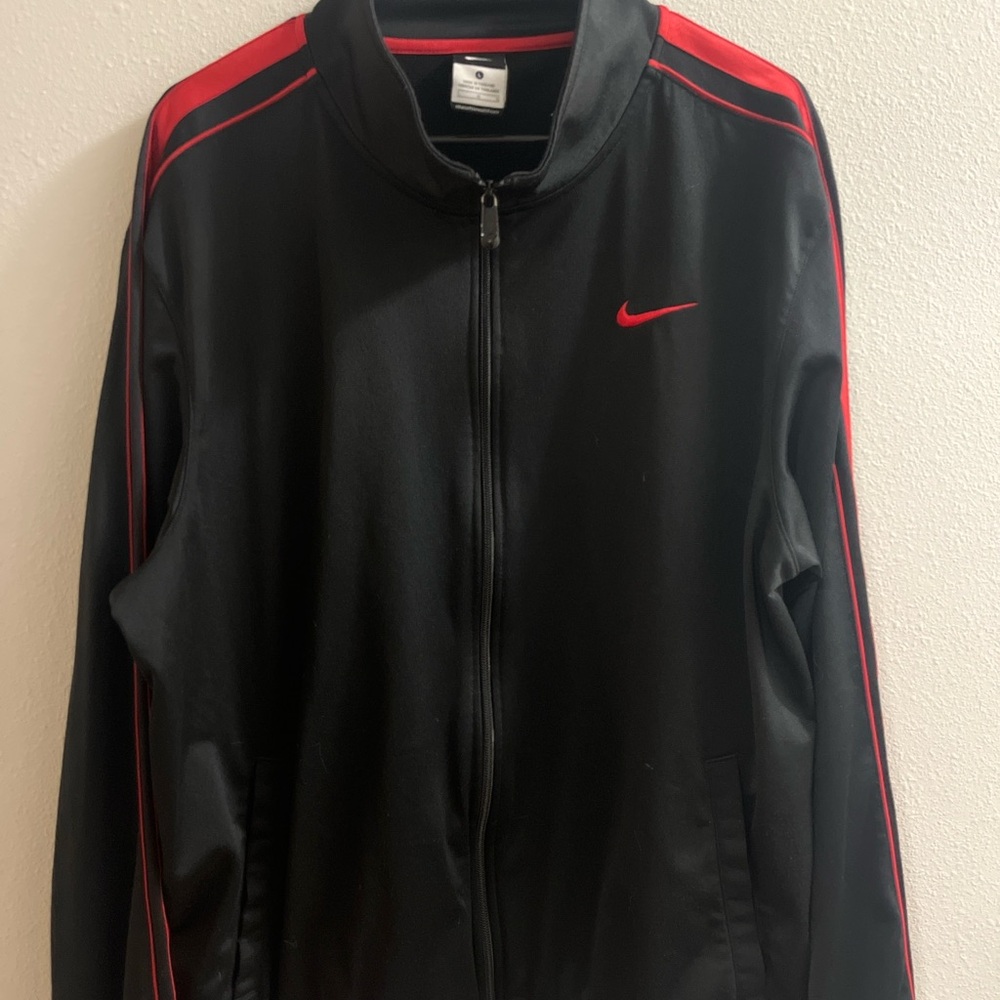 Nike Men's Black and Red Jacket
